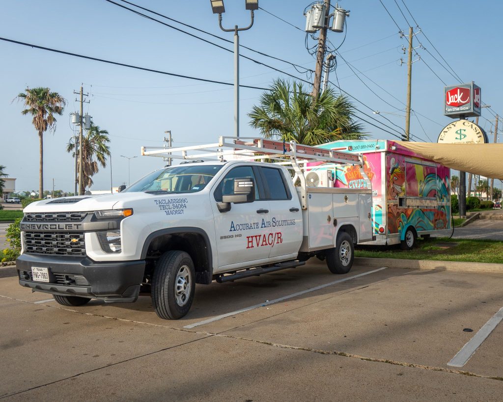 accurate air truck driving about galveston tx