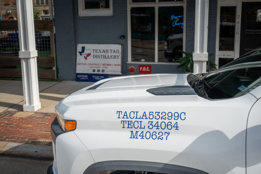 galveston area hvac repair truck